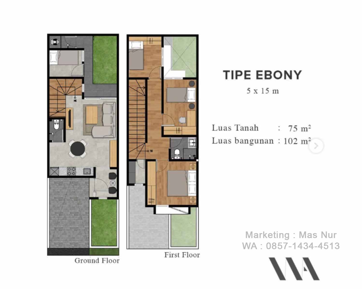 tipe ebony - layout